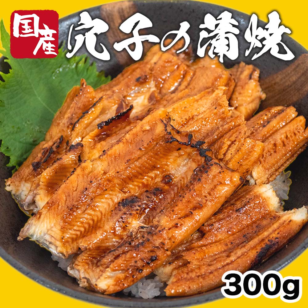 国産アナゴの蒲焼き 300g