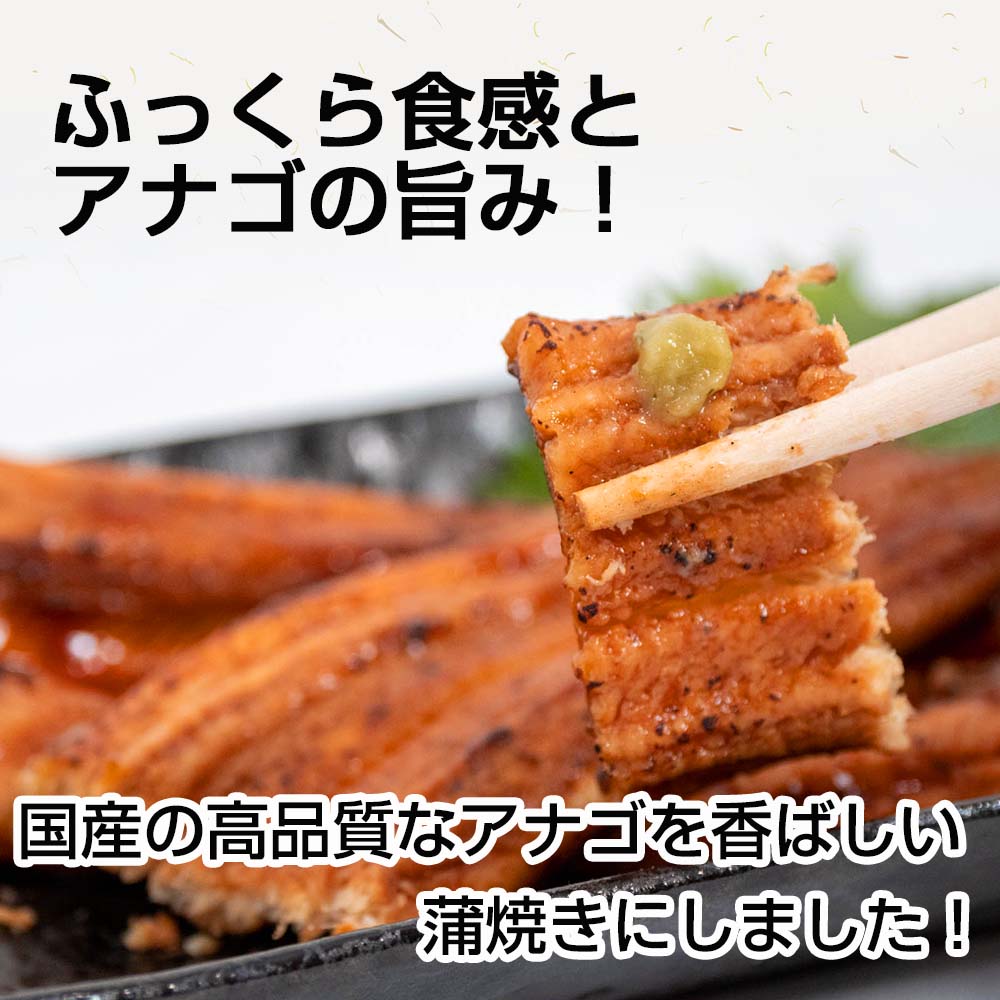 国産アナゴの蒲焼き 300g