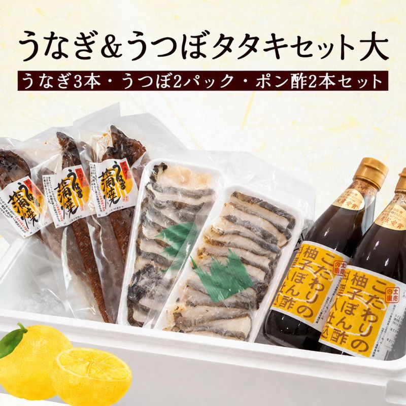 【高知県産】うなぎ&うつぼタタキセット【小・大セットから選択可】