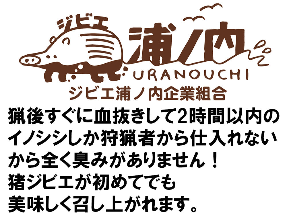 【さっぱり猪肉お徳用 脂少なめ赤身】切落し200g×6パック 計1.2kg