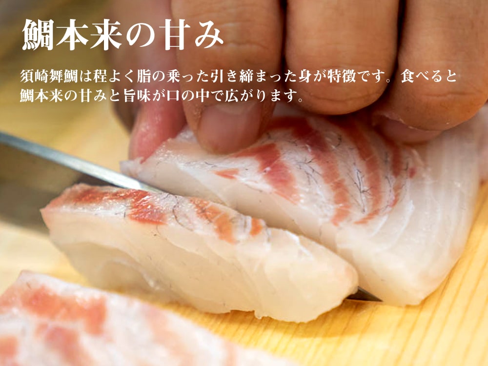 須崎舞鯛(すさきまだい) 1尾分 お刺身用柵【鮮魚】