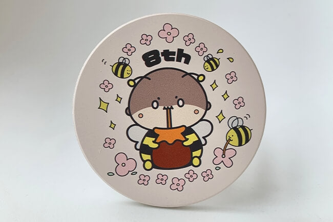 はちちゃんコースター【お届け日指定不可】