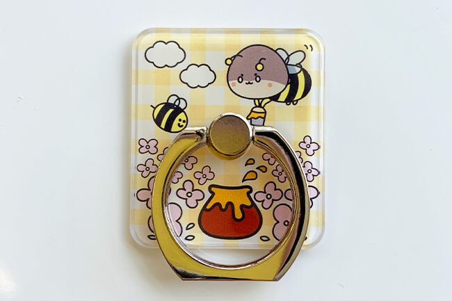 はちちゃんスマホリング【お届け日指定不可】
