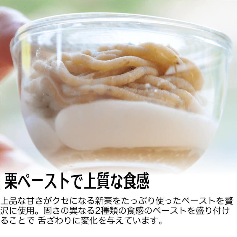 しまんと地栗モンブラン3個セット