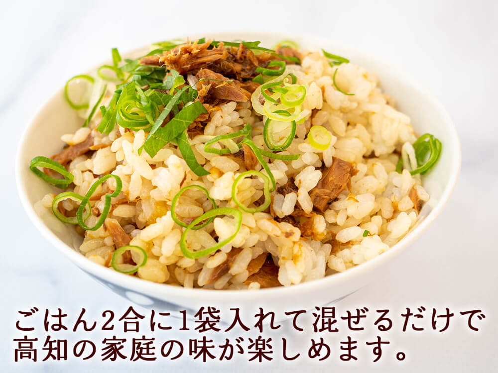土佐のぶしみそ、玉子焼きの具にもなるかつお飯の素 2点セット