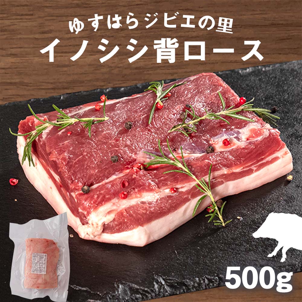 ゆすはらジビエの里 イノシシ 背ロース