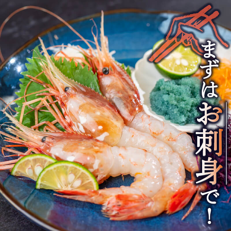 【生でお届け!】北海道・噴火湾産 ボタンエビ 500g〜3kg