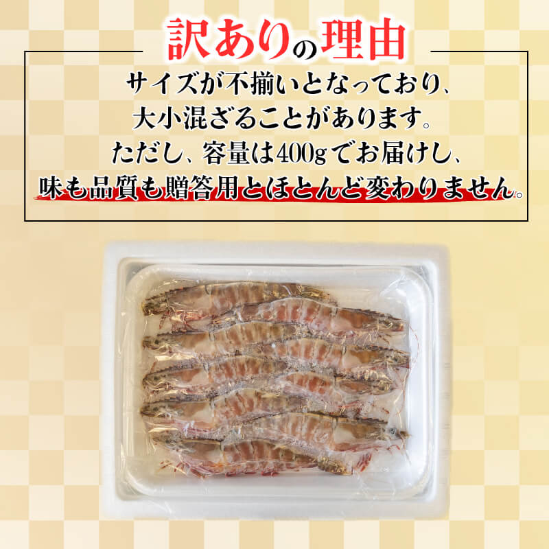 【訳あり】 徳島・小松島産 アシアカエビ 400g