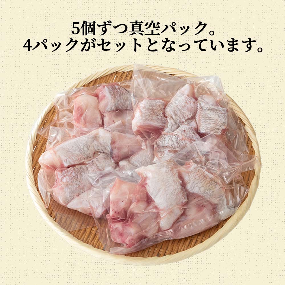 乙女鯛・カマ 5個入り×4パック〜16パック