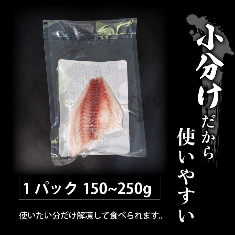 【訳あり】乙女鯛 半身フィーレセット 約1kg(加熱用・皮除去済み)