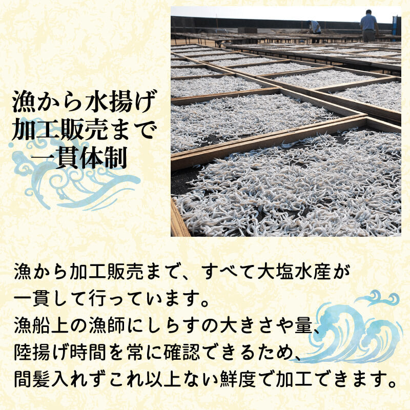 【訳あり】 香川県産 釜揚げシラス 1kg (200g x 5パック)