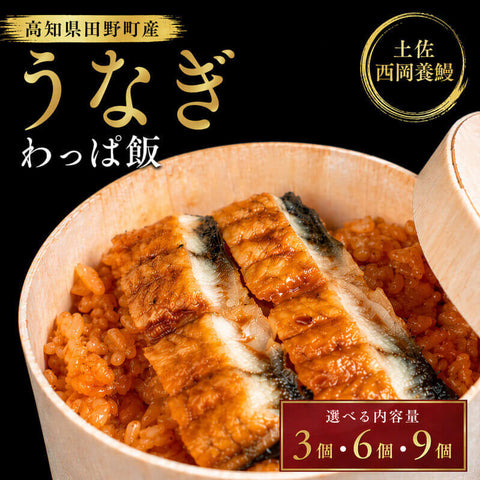 【レンジで簡単・本格うなぎ飯】 土佐西岡養鰻のうなぎわっぱ飯【高知県田野町産】