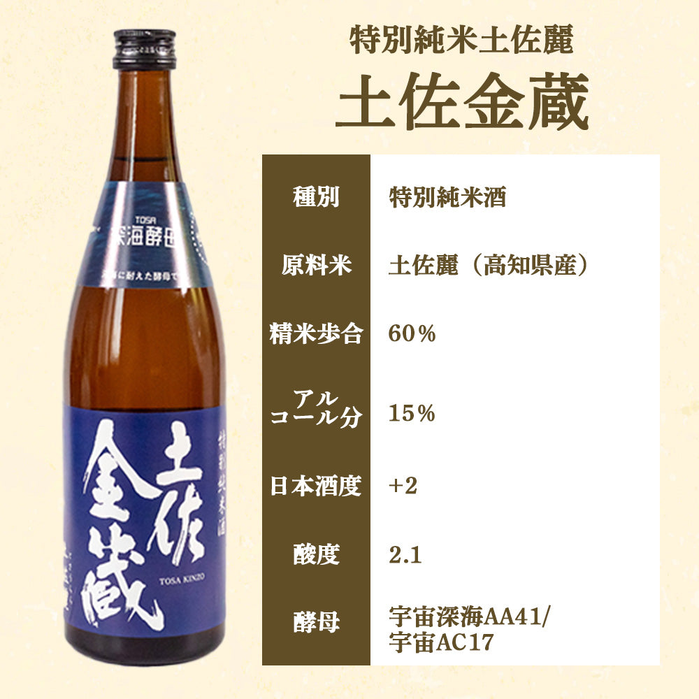 【酒類】土佐金蔵 特別純米「土佐麗」