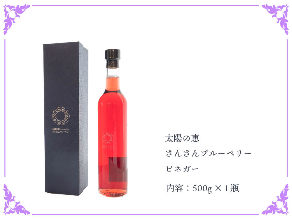 太陽の恵　さんさんブルーベリー ヴィネガー黒酢入り
