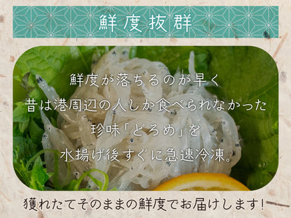 【高知の居酒屋の定番】高知県・安芸産　どろめ（生しらす） 100g×4パック