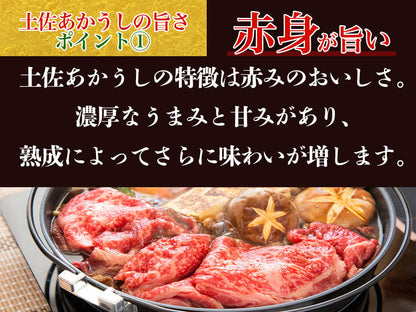 【希少和牛・土佐あかうし】焼肉用 ロース300g・カルビ300g