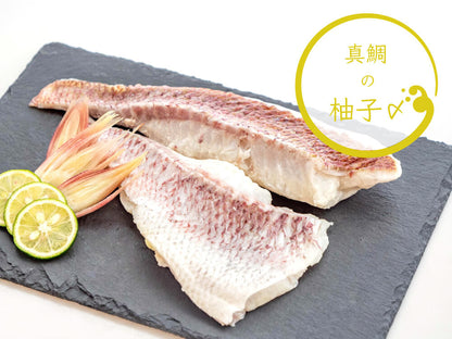 高知県産真鯛の柚子締め（半身分）