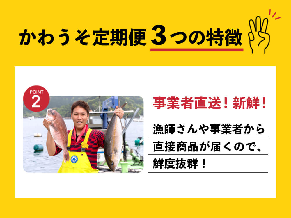 [かわうそ定期便]たっぷりコース[毎月届くお魚定期便][鮮魚]