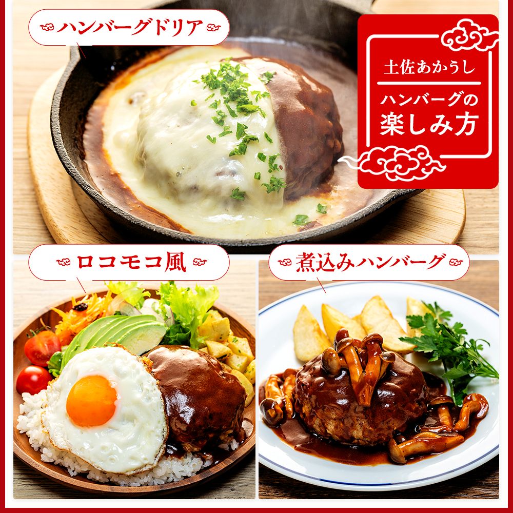 【土佐あかうし】土佐あかうし入りハンバーグ
