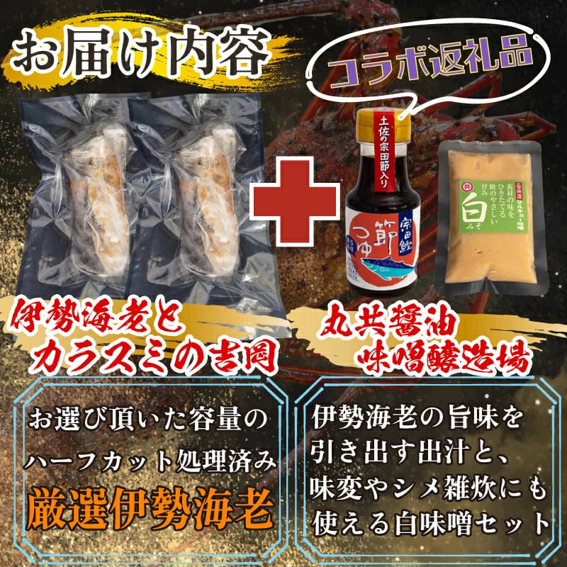 【贅沢冬鍋】伊勢海老鍋セット 700g～3.5kg