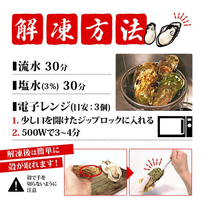岩手県産 殻付き牡蠣 無選別訳あり品（冷凍・生食可）約3kg【支援金額300円】