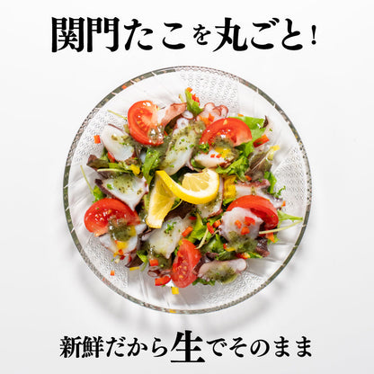 下関産マダコ「関門たこ」丸ッと１杯（ボイル済み）