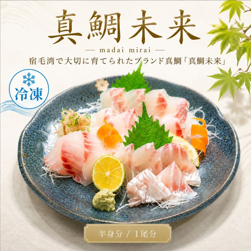 【選べる容量＆加工状態】真鯛未来 皮付きフィーレ・ロイン/皮なしロイン【半身分/1尾分から選択可】