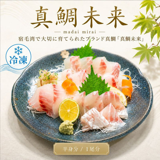 【選べる容量＆加工状態】真鯛未来 皮付きフィーレ・ロイン/皮なしロイン【半身分/1尾分から選択可】