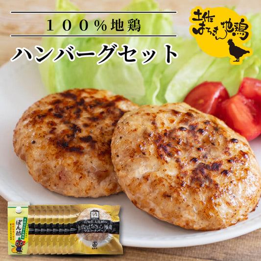 土佐はちきん地鶏ハンバーグセット 【お届け日指定不可】