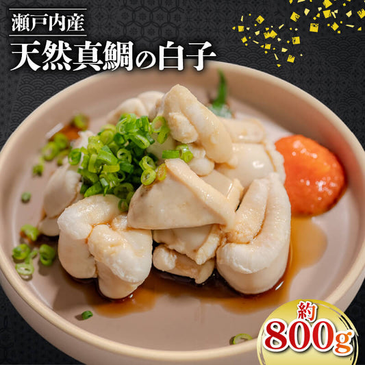 【限定14パック】瀬戸内海産・天然真鯛の白子　約800g