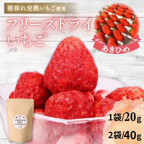 【朝どれ完熟いちご使用】フリーズドライいちご【1月上旬より順次発送】