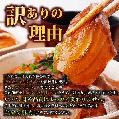訳あり 魚千代の漬け丼セット 5種各1パック