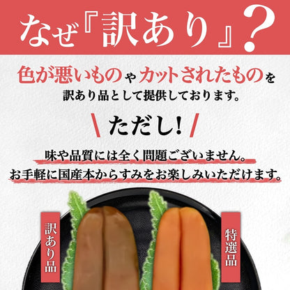 冬季限定【ポスト投函配送・常温配送】職人吉岡の訳ありカラスミ
