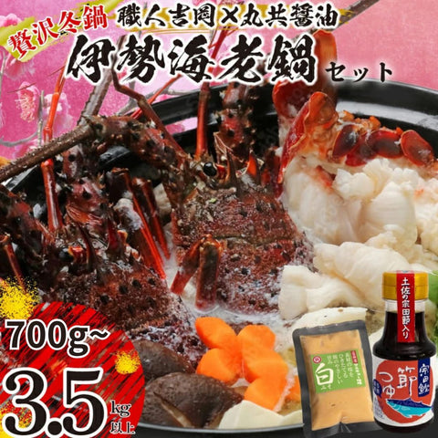 【年末予約専用】　【贅沢冬鍋】伊勢海老鍋セット 700g～3.5kg